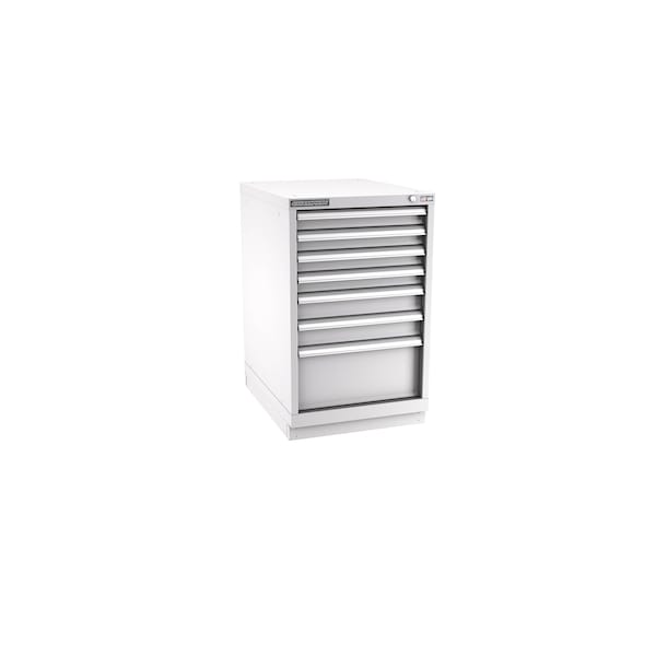 Champion Tool Storage Modular Tool Cabinet, 7 Drawer, Light Gray, Steel, 22 in W x 28-1/2 in D x 36 in H N15000702ILCFTB-LG - main